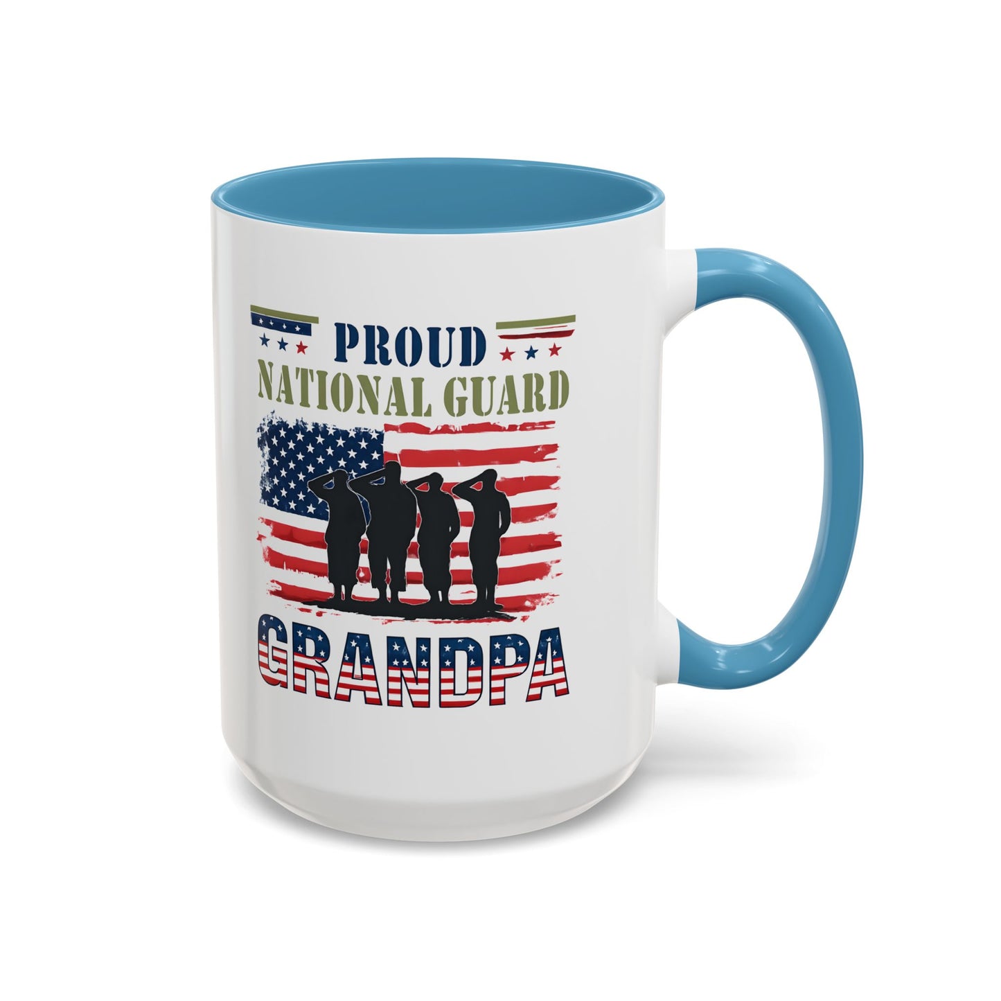 Proud National Guard Grandpa Coffee Mug, Army National Guard, Veteran Appreciation, Gift for Heroes, Military Family Gift