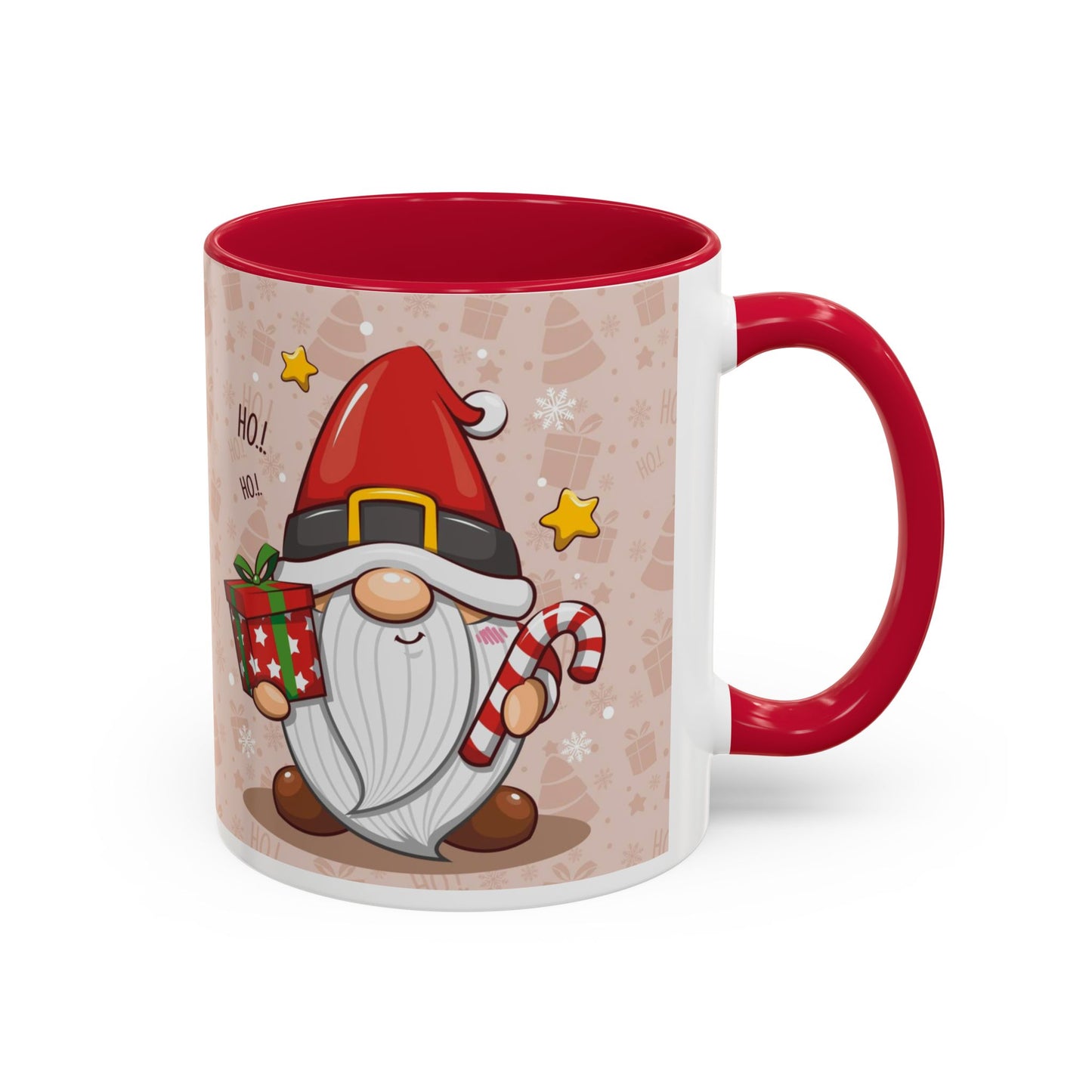 Ho Ho Santa Gnome Christmas Mug, Cute Holiday Coffee Cup, Festive Hot Cocoa Mug, Gnome Lover Christmas Gift, Cozy Winter Drinkware for Holiday Cheer