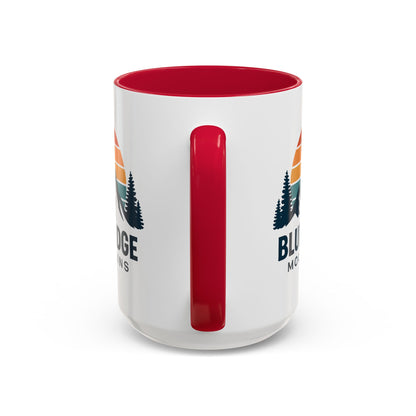 Blue Ridge Mountains, One Happy Camper, Accent Coffee Mug, Blueridge Mug, Blue Ridge Parkway, Camping Coffee Mug, Camping Gift