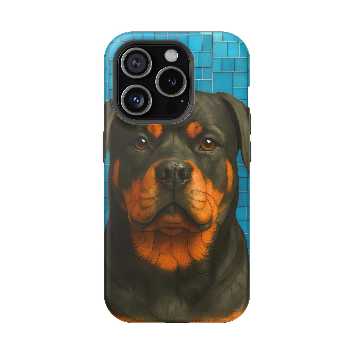 Rottweiler Mosaic Phone Case, Rottie Mama Phone Cover, Rottweiler Mama Gift, Dog Lover Gift, iPhone Dog Case