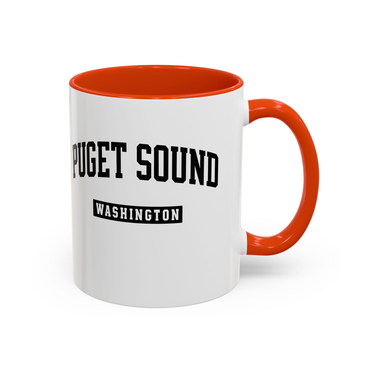 Seattle, Tacoma, Puget Sound Washington Accent Coffee Mug, Tacoma, Puget Sound Gift, Puget Sound WA, Washington Souvenir, Puget Sound Mug