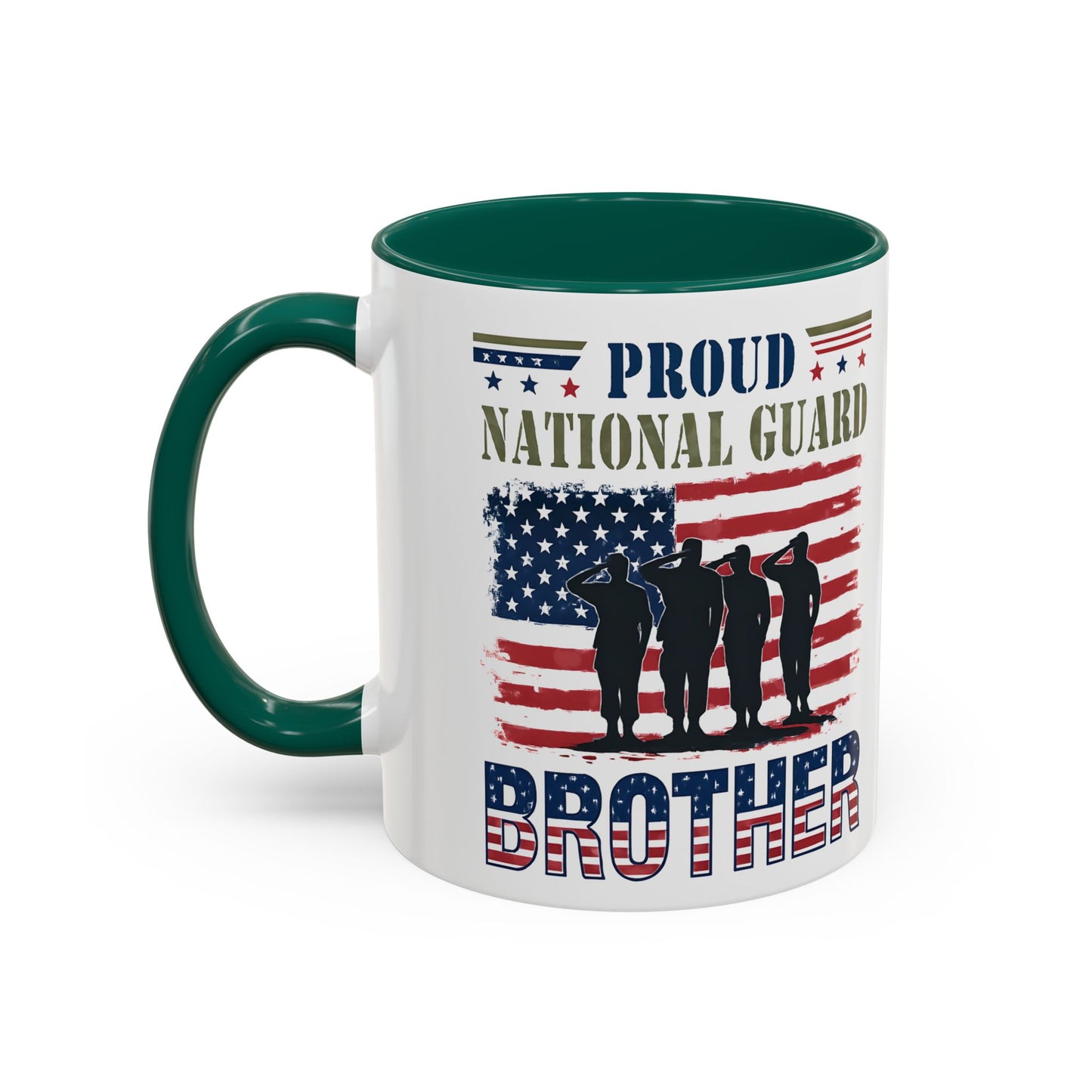National Guard, Proud Brother Coffee Mug, Veteran Appreciation Mug, Military Family Gift, Army Gifts, Tactical Gifts
