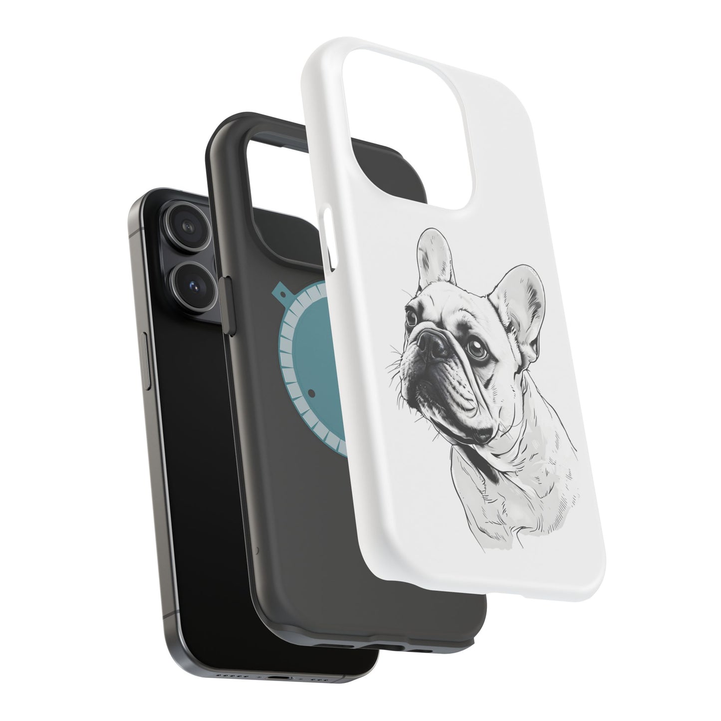 French Bulldog Magnetic Phone Case, Custom Pet Case, Durable Phone Accessories, Gift for Dog Lovers, Unique Phone Protection