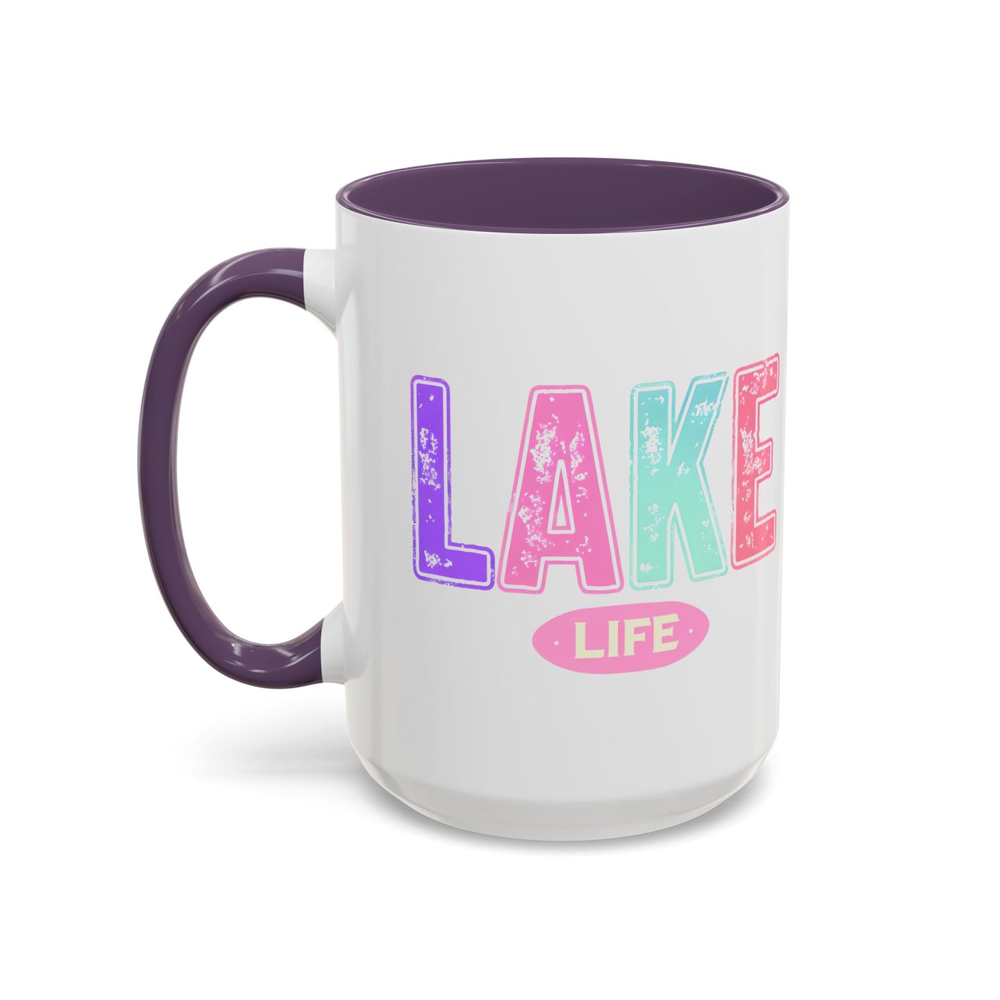 Lake Life Accent Coffee Mug, Great Lakes Mug, Michigan Gifts, Lake Vibes, Modern Mug, Lake House Gifts, Lakehouse Decor