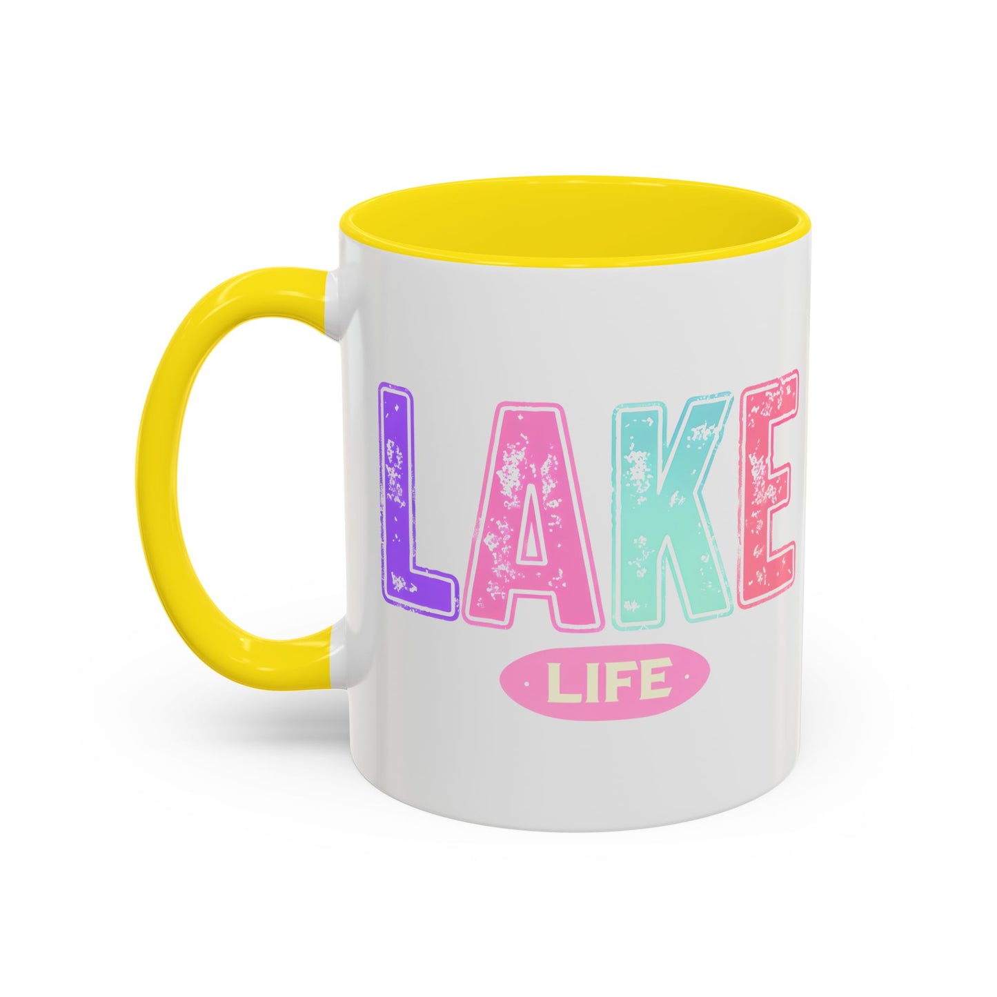 Lake Life Accent Coffee Mug, Great Lakes Mug, Michigan Gifts, Lake Vibes, Modern Mug, Lake House Gifts, Lakehouse Decor