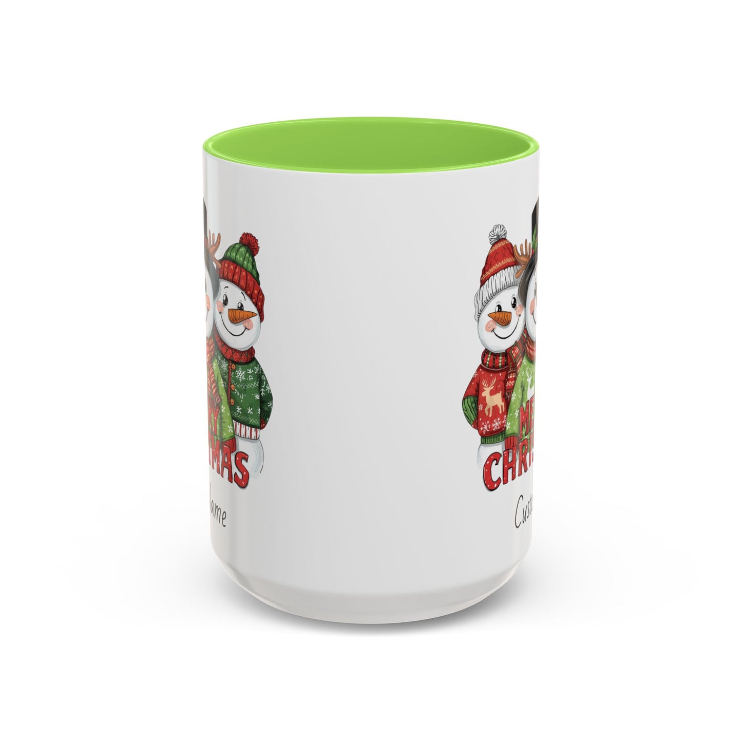 Cheerful Christmas Snowman Mug, Snowman Coffee Mug, Cute Christmas Mug, Snowman Gift for Her, Gift for Neighbors