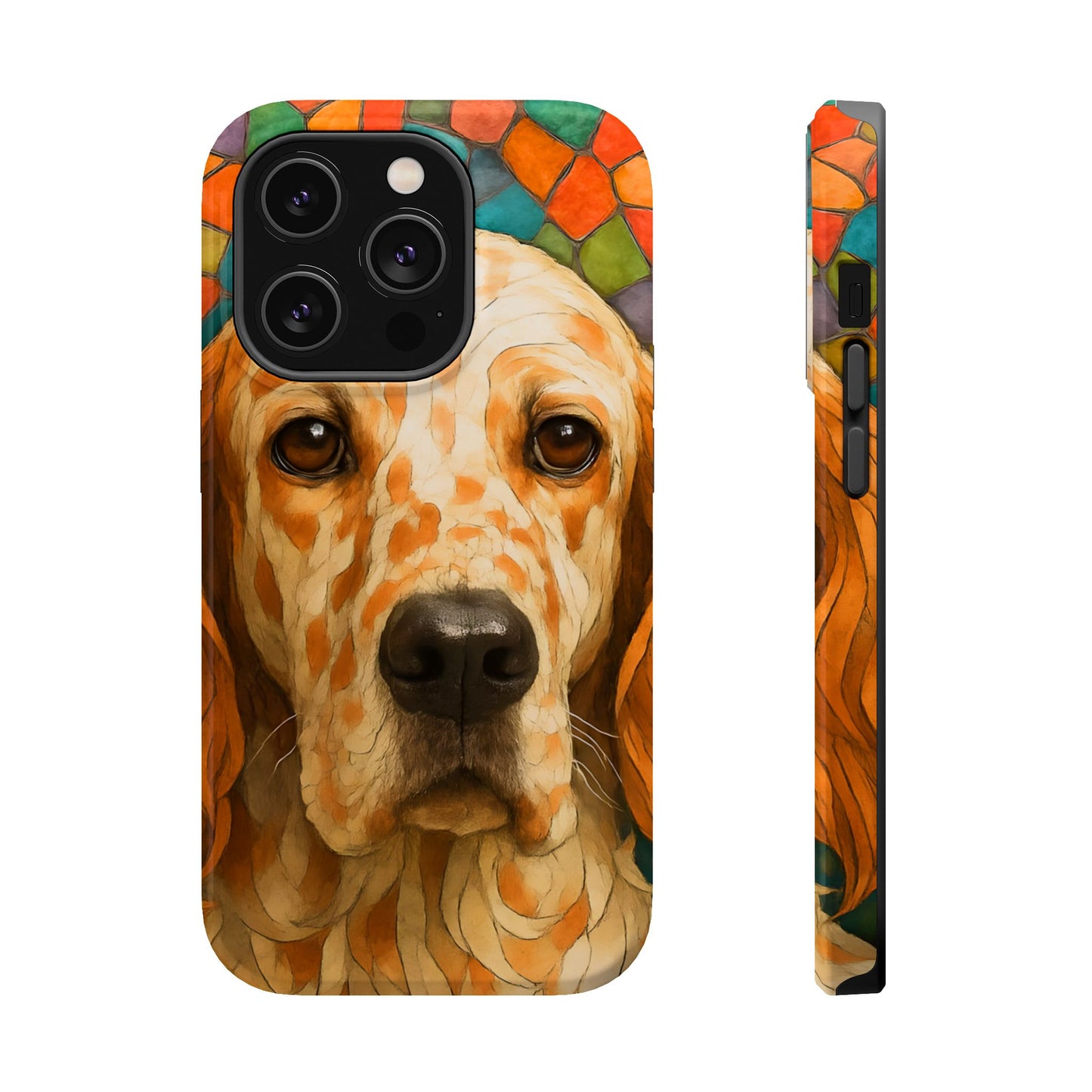 English Setter Mosaic Phone Case, Irish Setter, Dog Phone Case, iPhone Dog Case, Dog iPhone Case, Dog Lover Gift