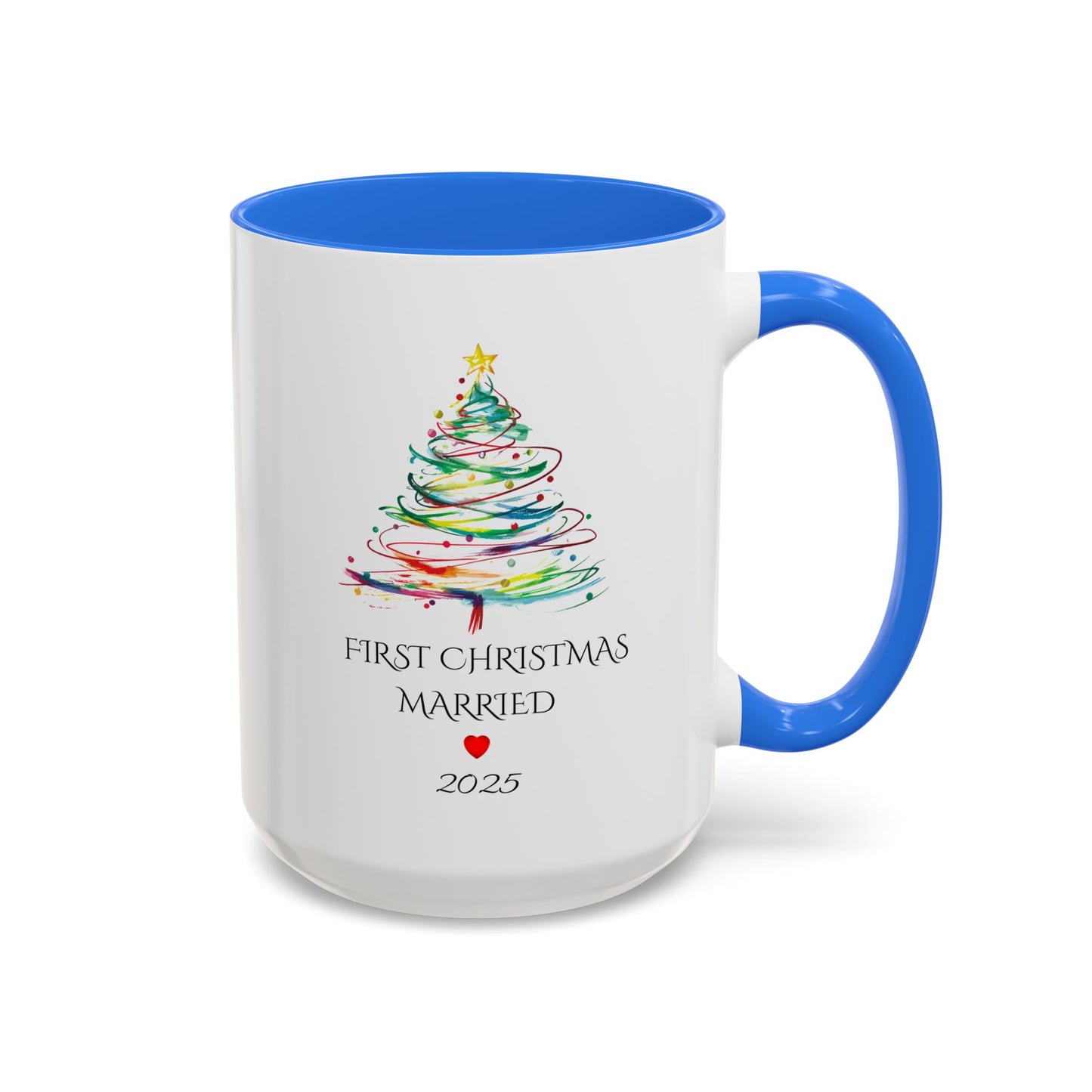 First Year Married Mug, Mr and Mrs Mug, Couple Mug, First Christmas Married, Just Married Gift, Newlywed Gift Ideas