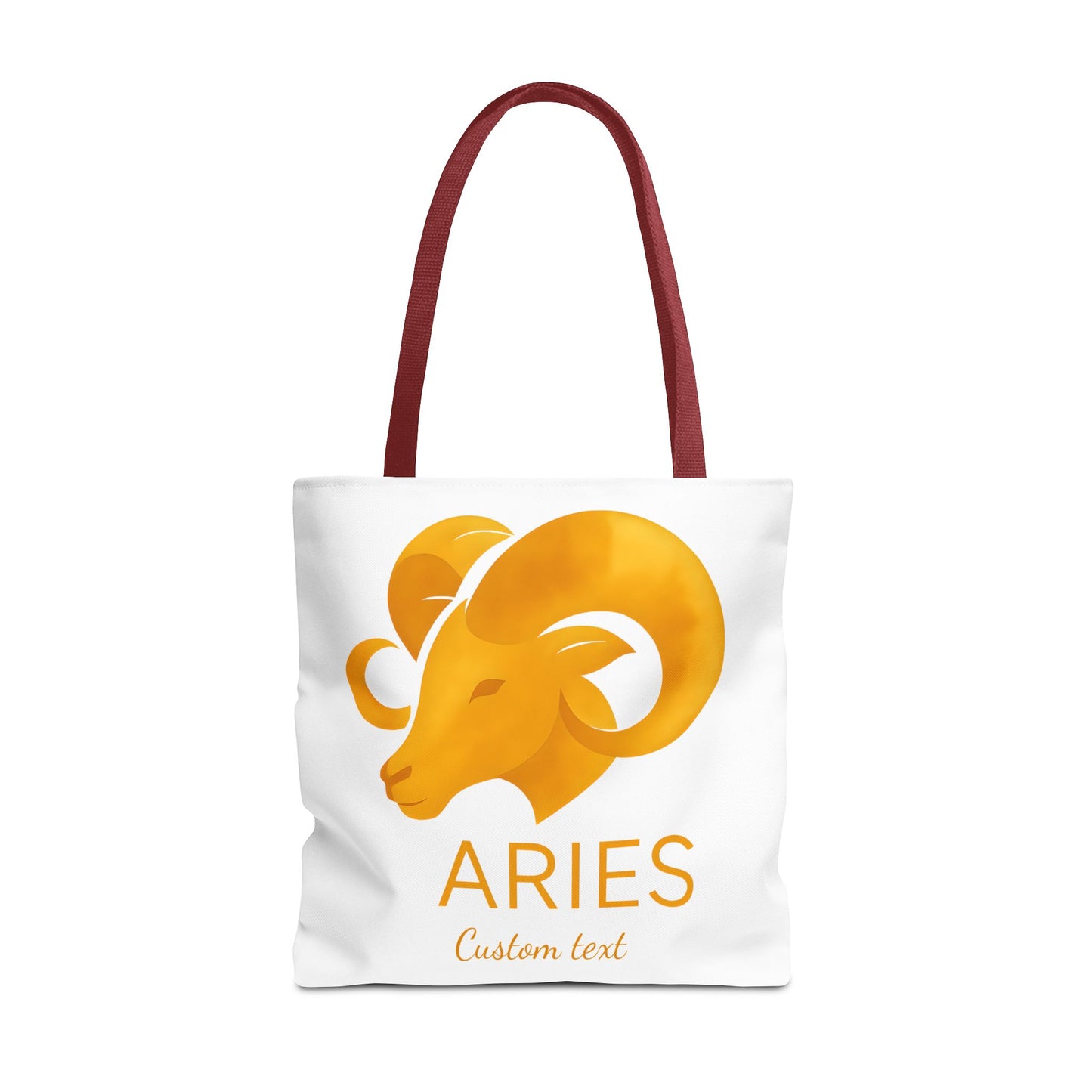 Aries Zodiac Personalized Tote Bag, Artistic Tote Bag, Astrology Bag, Unique Tote Bag, Aries Birthday Gift
