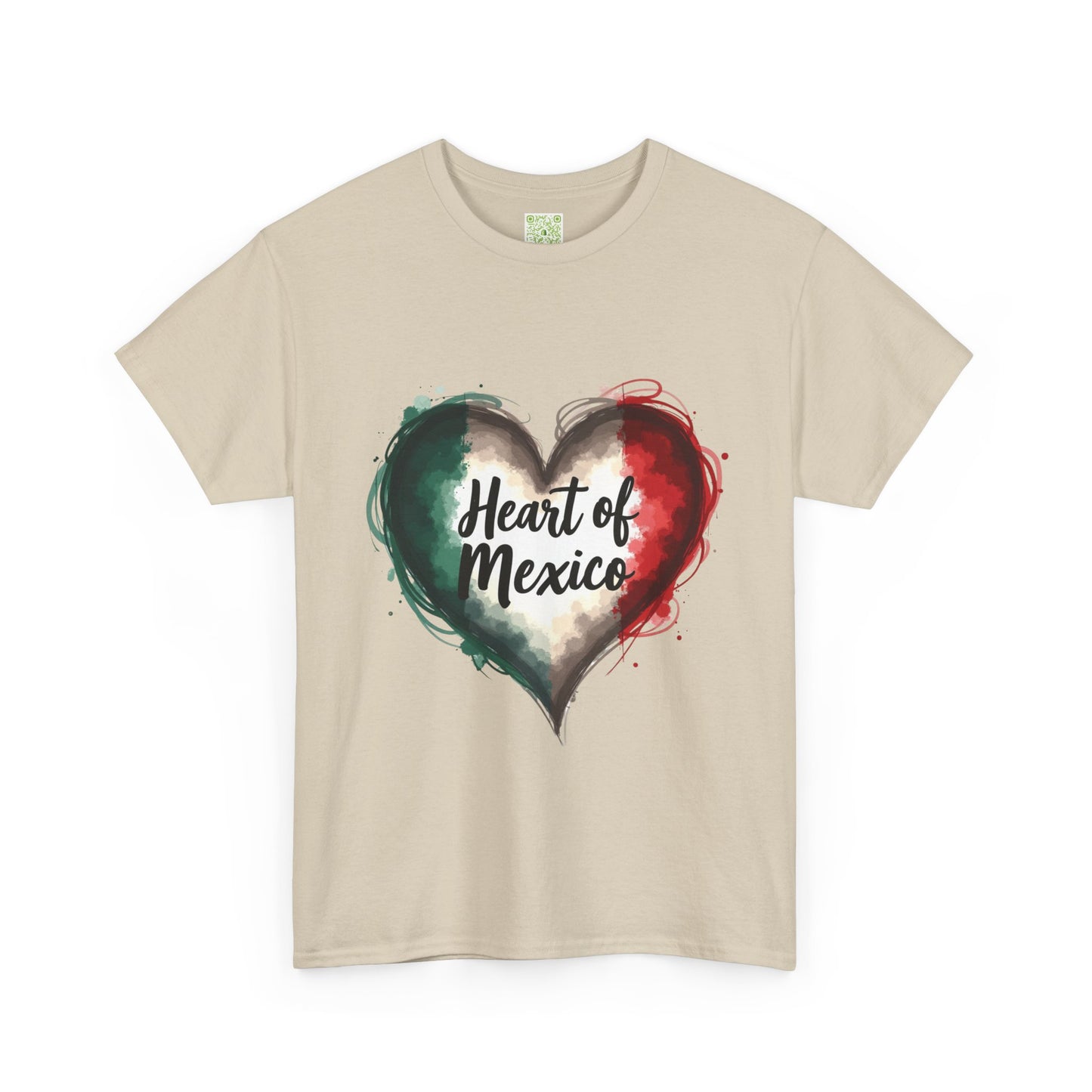 Viva la Vida Heart of Mexico Tee, Unisex Cotton Tee, Celebrate Mexican Heritage, Cinco de Mayo, Gift for Culture Lovers, Mexican Pride Tee