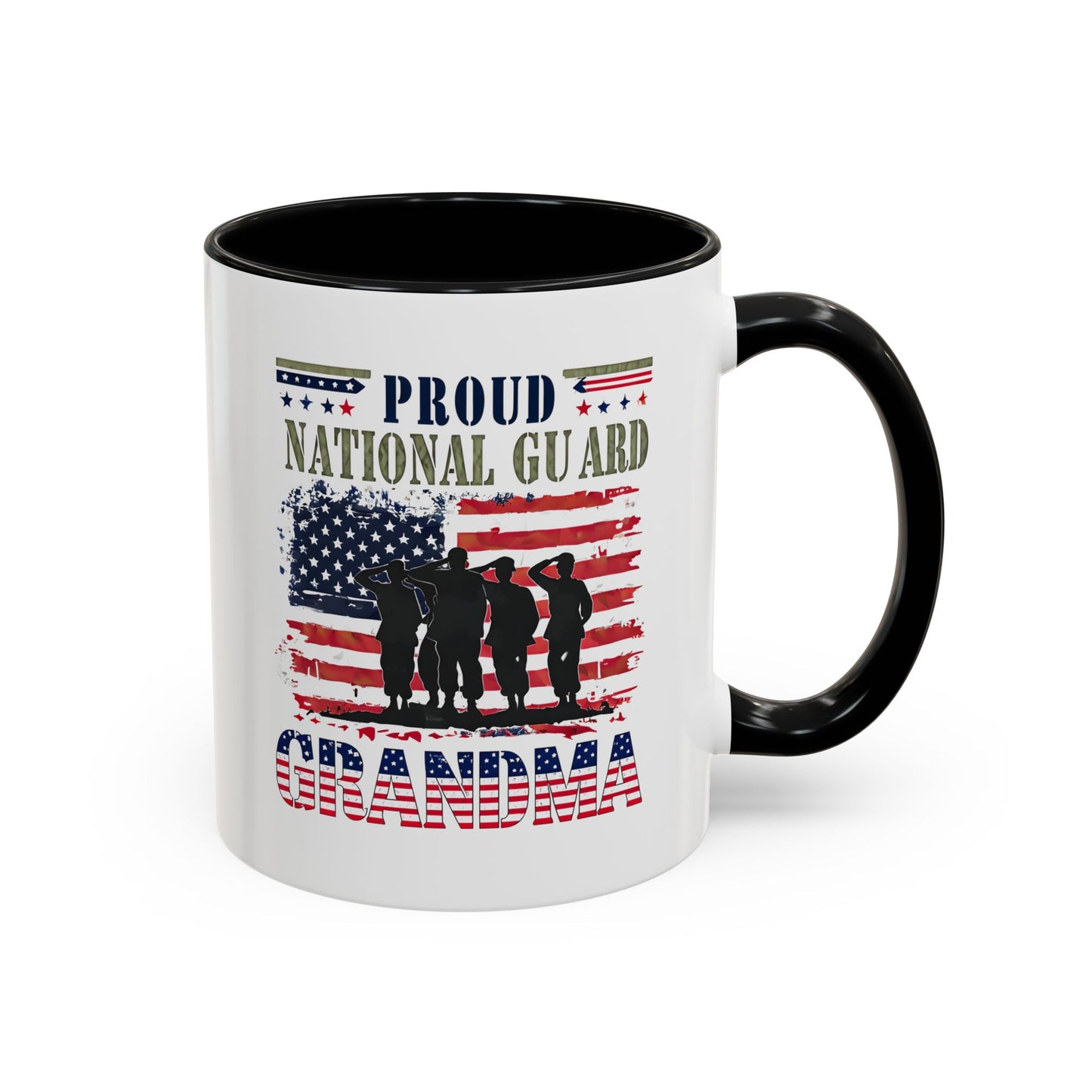 Patriotic National Guard Grandma Mug, Army National Guard, Gift for Heroes, Veteran Appreciation, Military Family Gift