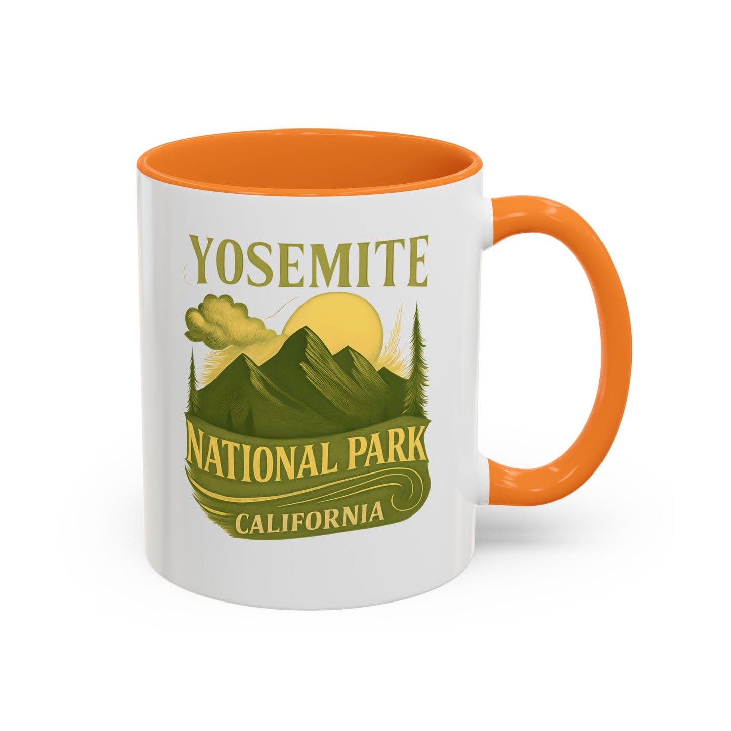 Yosemite National Park Accent Mug, Yosemite Gift, Yosemite Travel Gift, California Trip, Granola Girl Gift