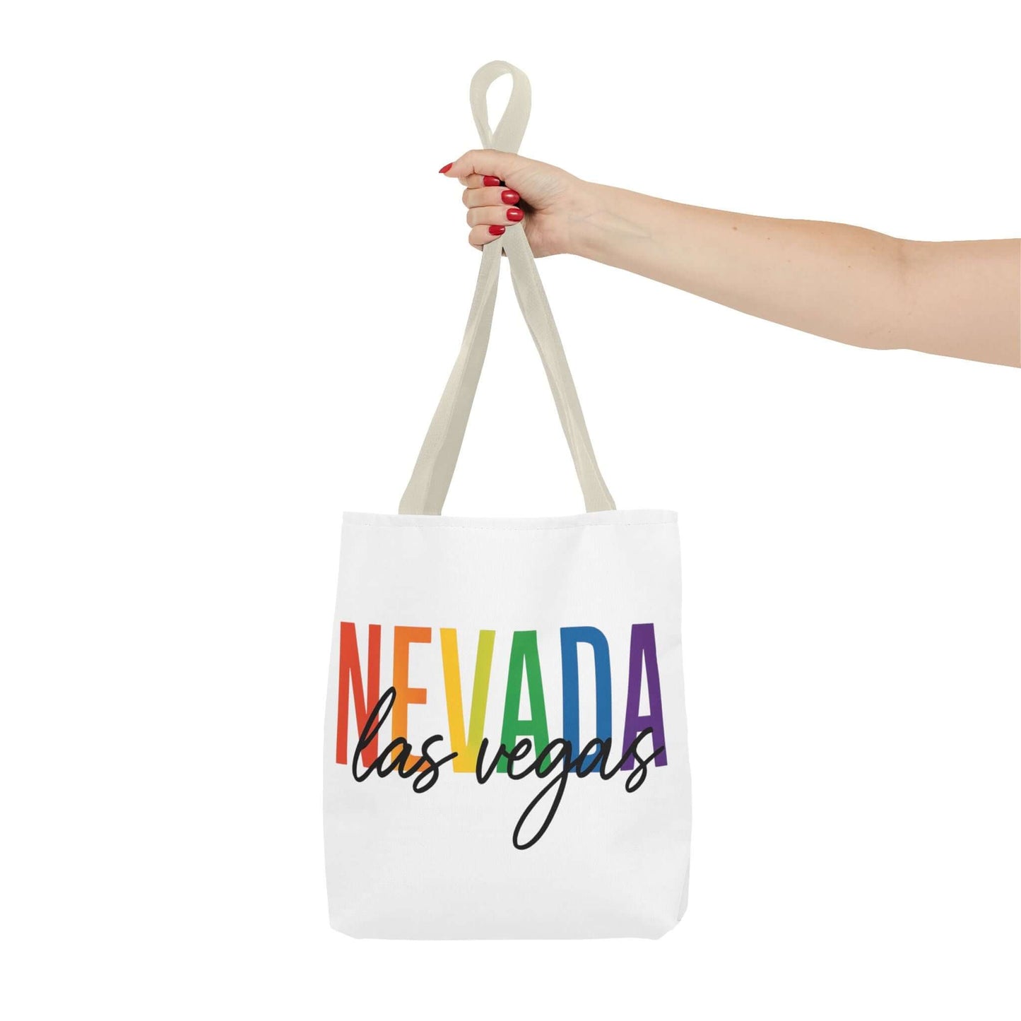 Pride Las Vegas Nevada Tote, Pride Month Tote, Bisexual Pride Bag, LGBT Tote, Transgender Gift, Lesbian Tote, Equal Rights Bag