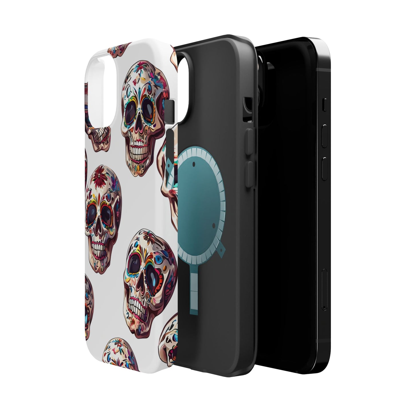 Sugar Skull Phone Case, Dia De Los Muertos, Day Of The Dead, Mexican Tradition, Sugar Skull Art, Wireless Charger