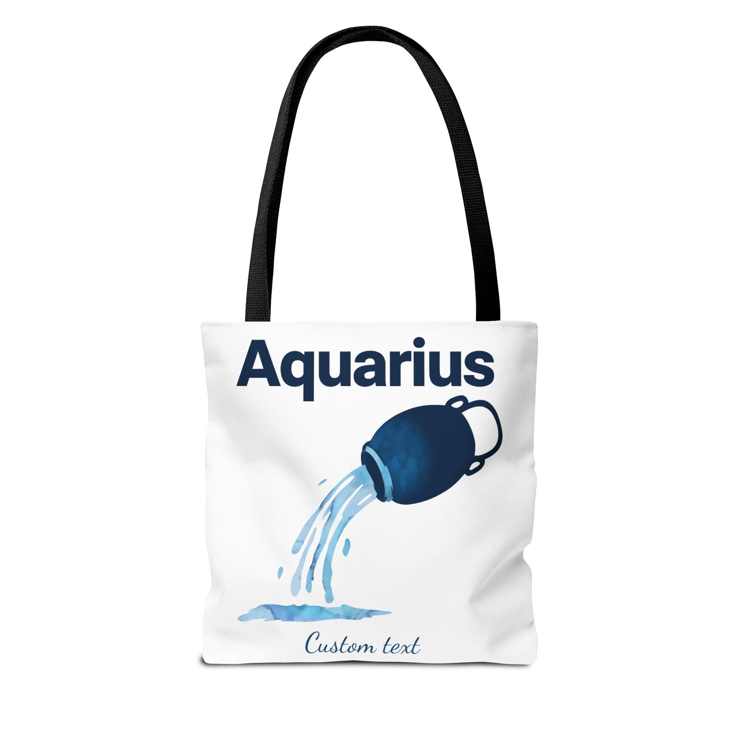 Aquarius Zodiac Personalized Tote Bag, Astrology Lover, Trendy Tote Bag, Aquarius Birthday Gift, Weekender Bag