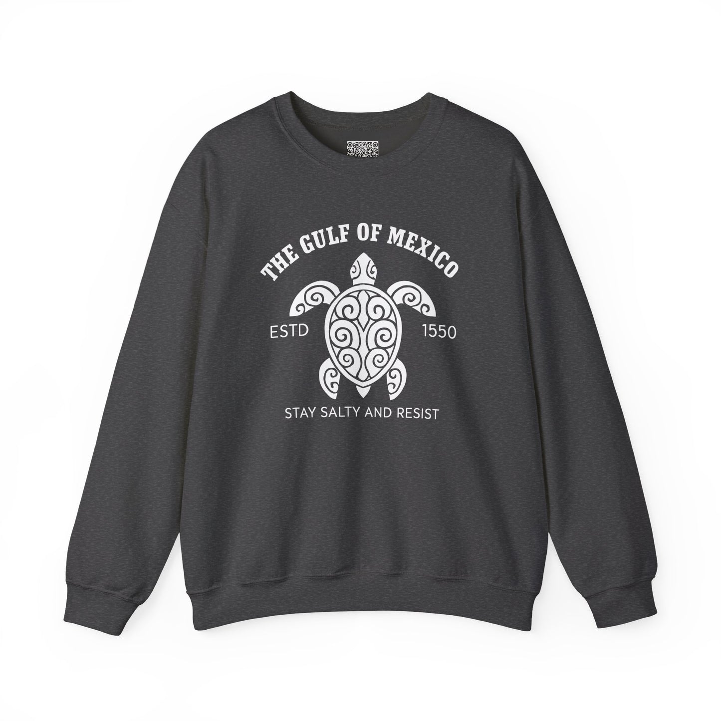 Gulf of Mexico Turtle Sweatshirt - Stay Salty and Resist