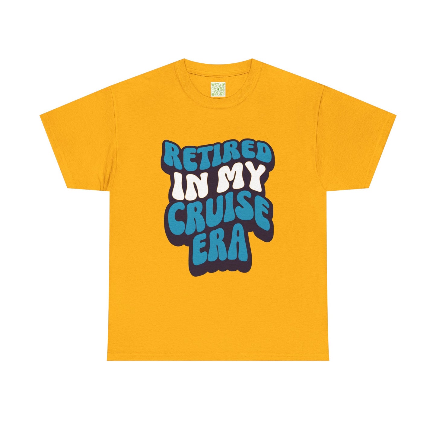 Retired in My Cruise Era Unisex Tee, Retirement Cruise Shirt, Travel Merch, Cruise Vibes Tee, Vacation Tshirt