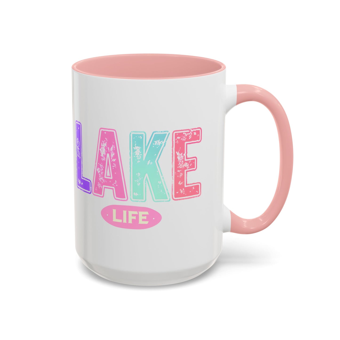 Lake Life Accent Coffee Mug, Great Lakes Mug, Michigan Gifts, Lake Vibes, Modern Mug, Lake House Gifts, Lakehouse Decor