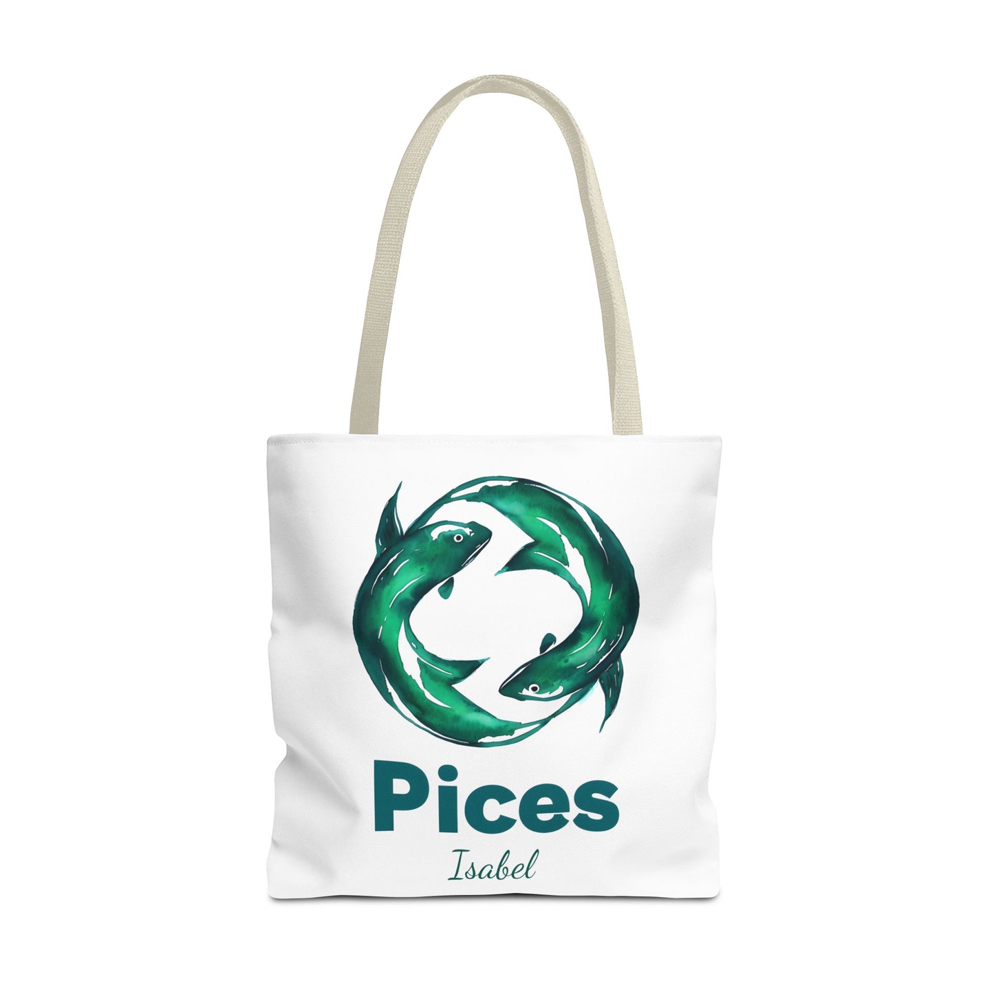 Pices Zodiac Personalized Tote Bag - Astrology Inspired, Gift for Taurus, Festival Tote, Astrology Lover's Bag, Horoscope Gift