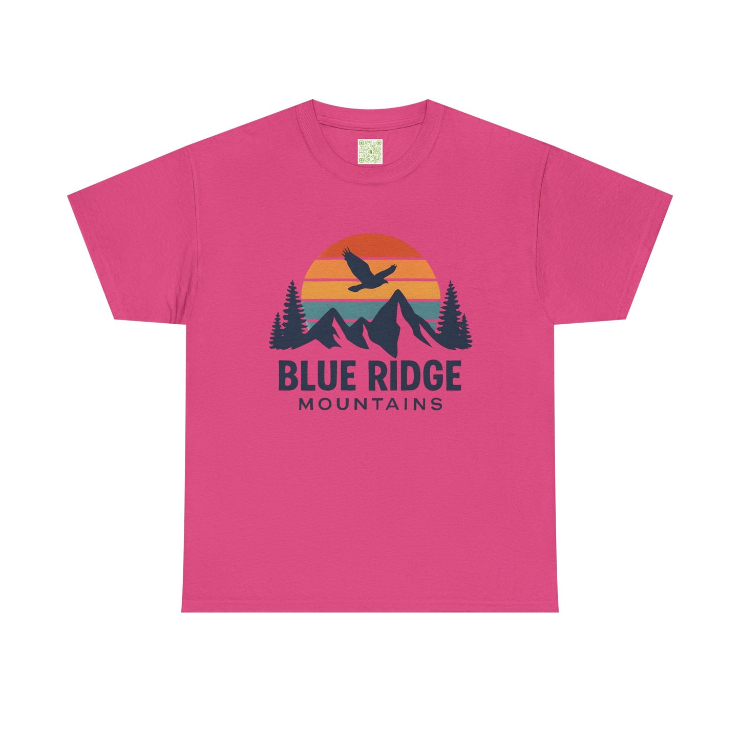 Blue Ridge Parkway Unisex Heavy Cotton Tee, Nature Lover Shirt, Blue Ridge Mountains, North Carolina Shirt, Camping Gift