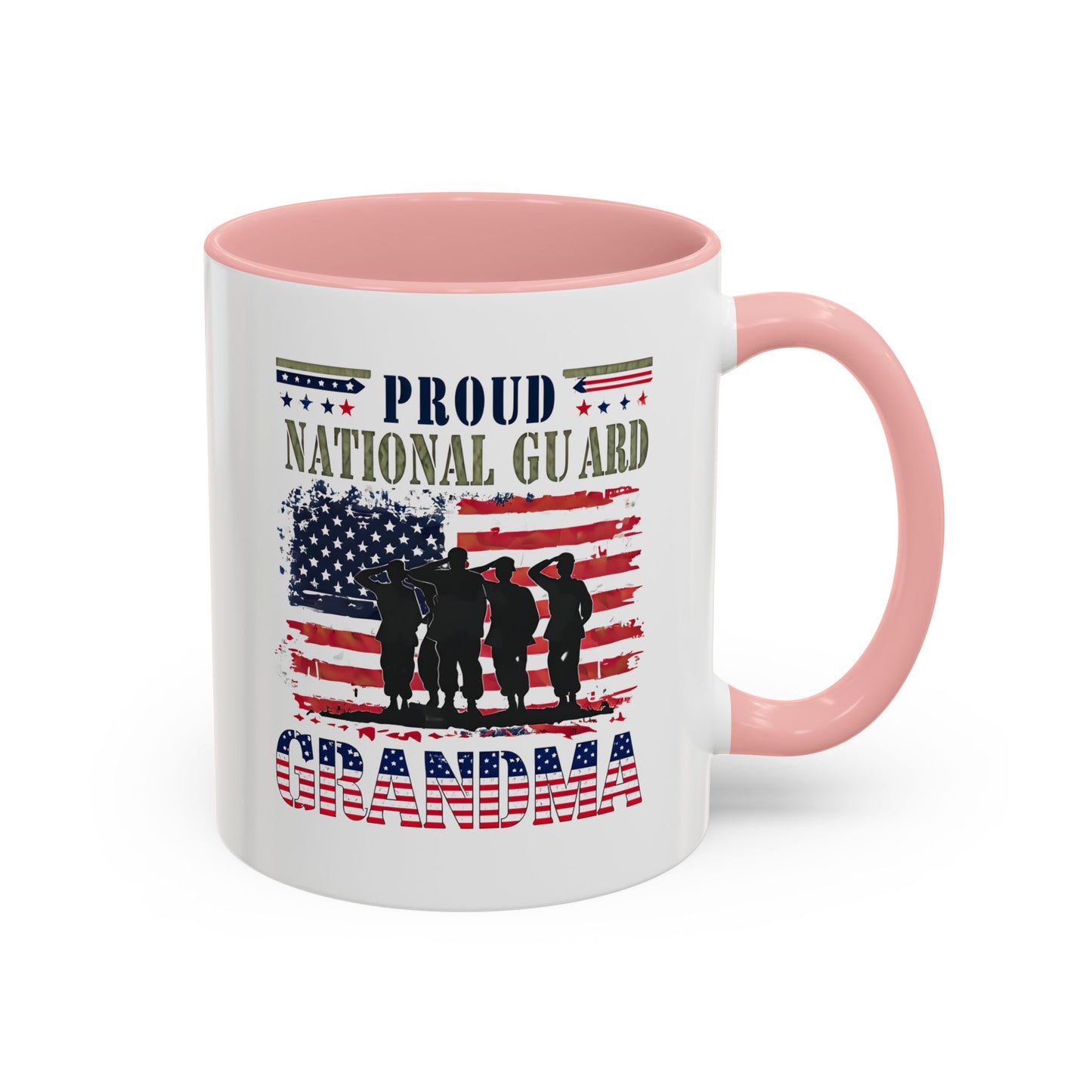 Patriotic National Guard Grandma Mug, Army National Guard, Gift for Heroes, Veteran Appreciation, Military Family Gift