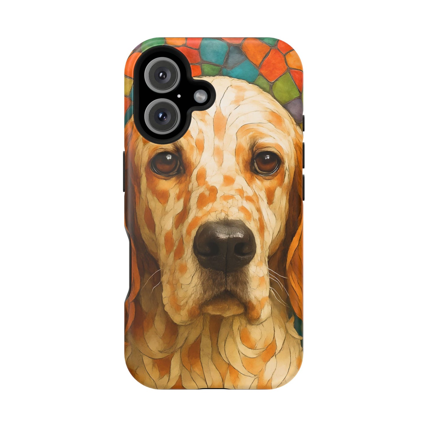 English Setter Mosaic Phone Case, Irish Setter, Dog Phone Case, iPhone Dog Case, Dog iPhone Case, Dog Lover Gift