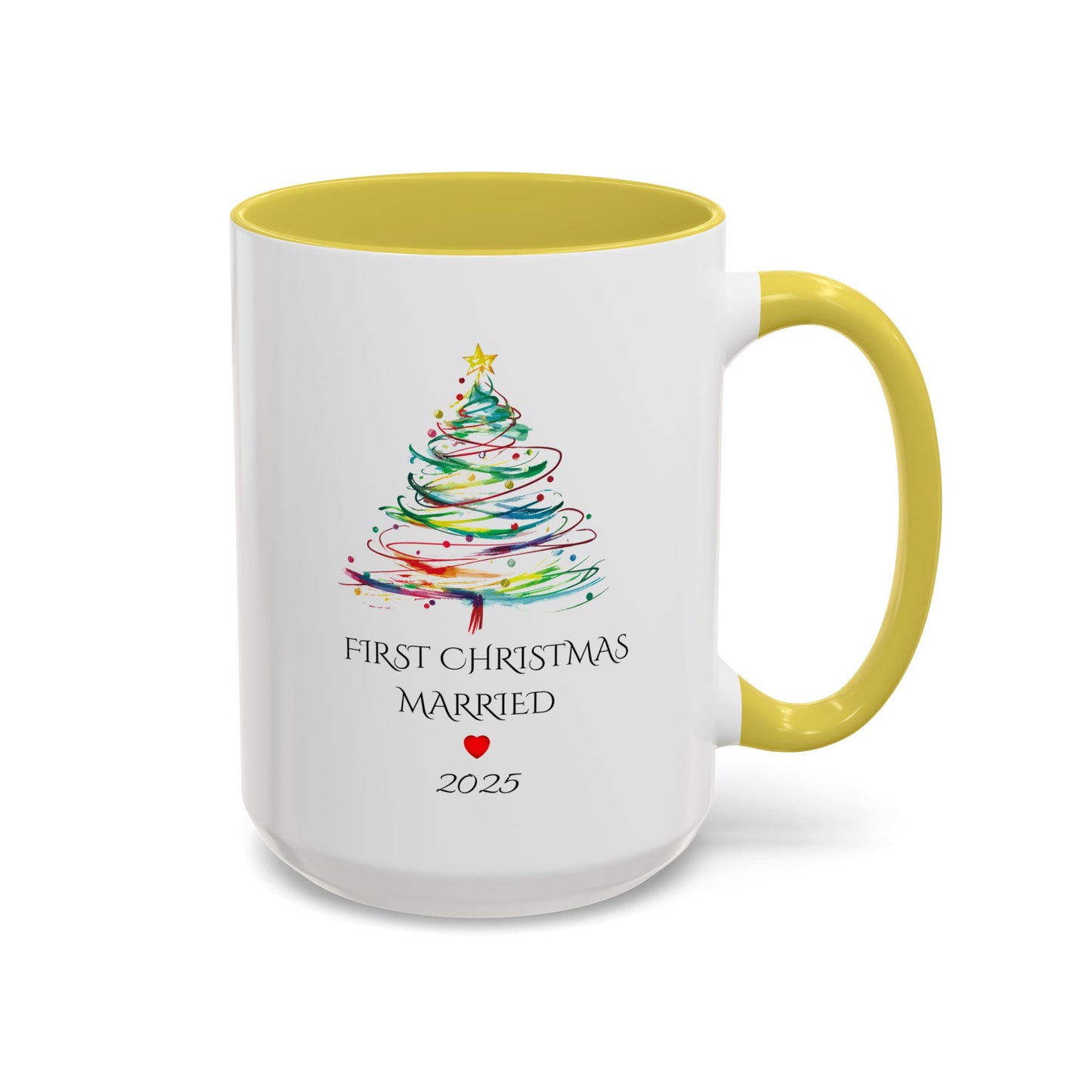 First Year Married Mug, Mr and Mrs Mug, Couple Mug, First Christmas Married, Just Married Gift, Newlywed Gift Ideas