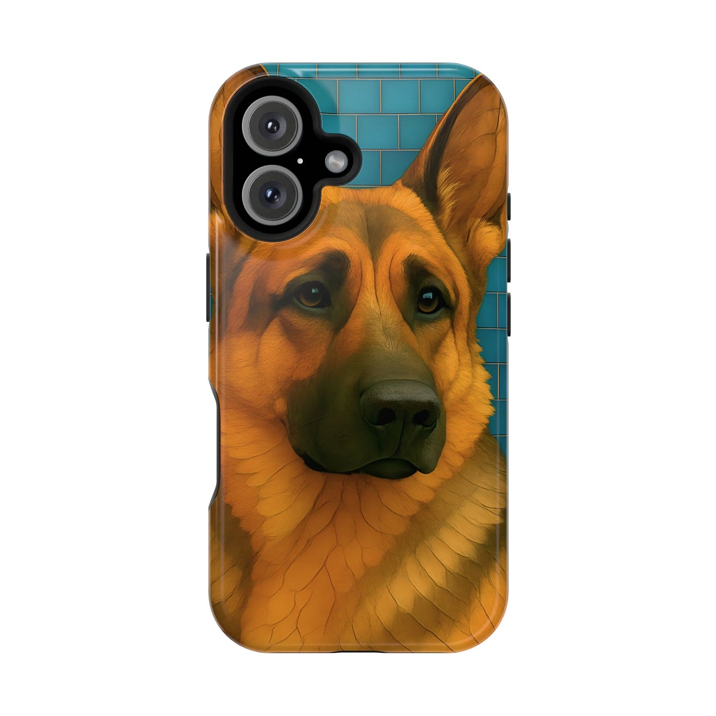 German Shepherd Mosaic Phone Case, German Shepherd Mom Gift, Dog Phone Case, Pet Gift, Dog Lover Present, iPhone Dog Case