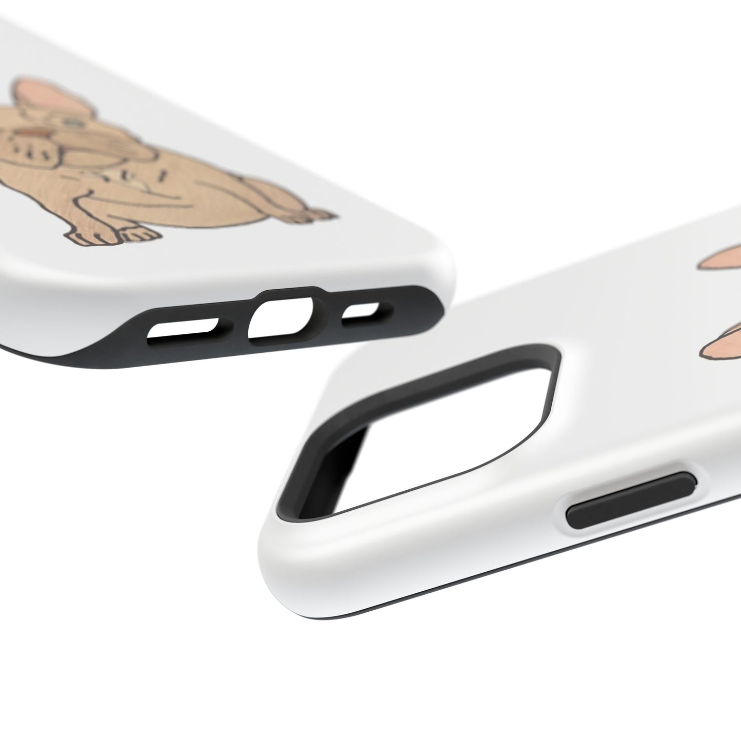 French Bulldog Magnetic Tough Case, Cute Pet Phone Cover, Dog Lover Gift, MagSafe Phone Protector, Unique Phone Accessory