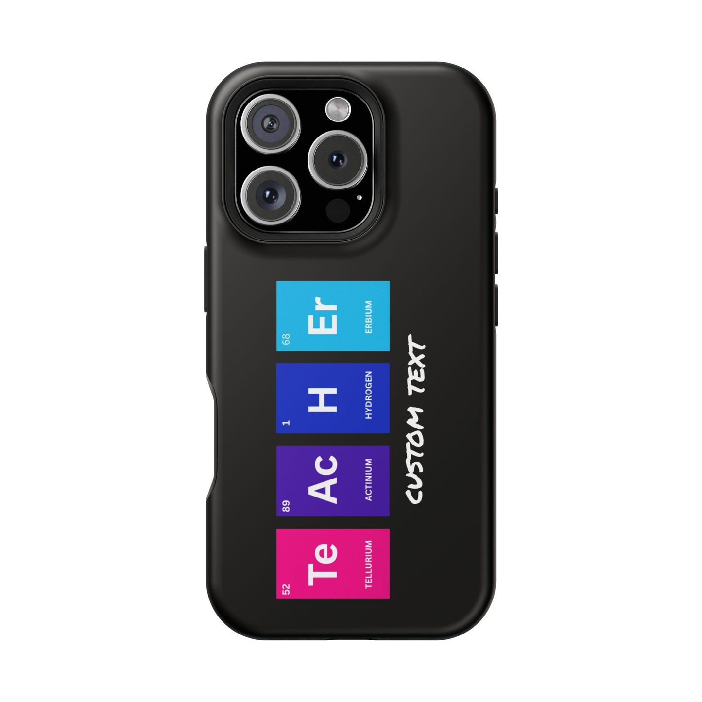 Teacher Element Magnetic Tough Case, Gift for Educator, First Year Teacher, Trendy iPhone Case, Periodic Table