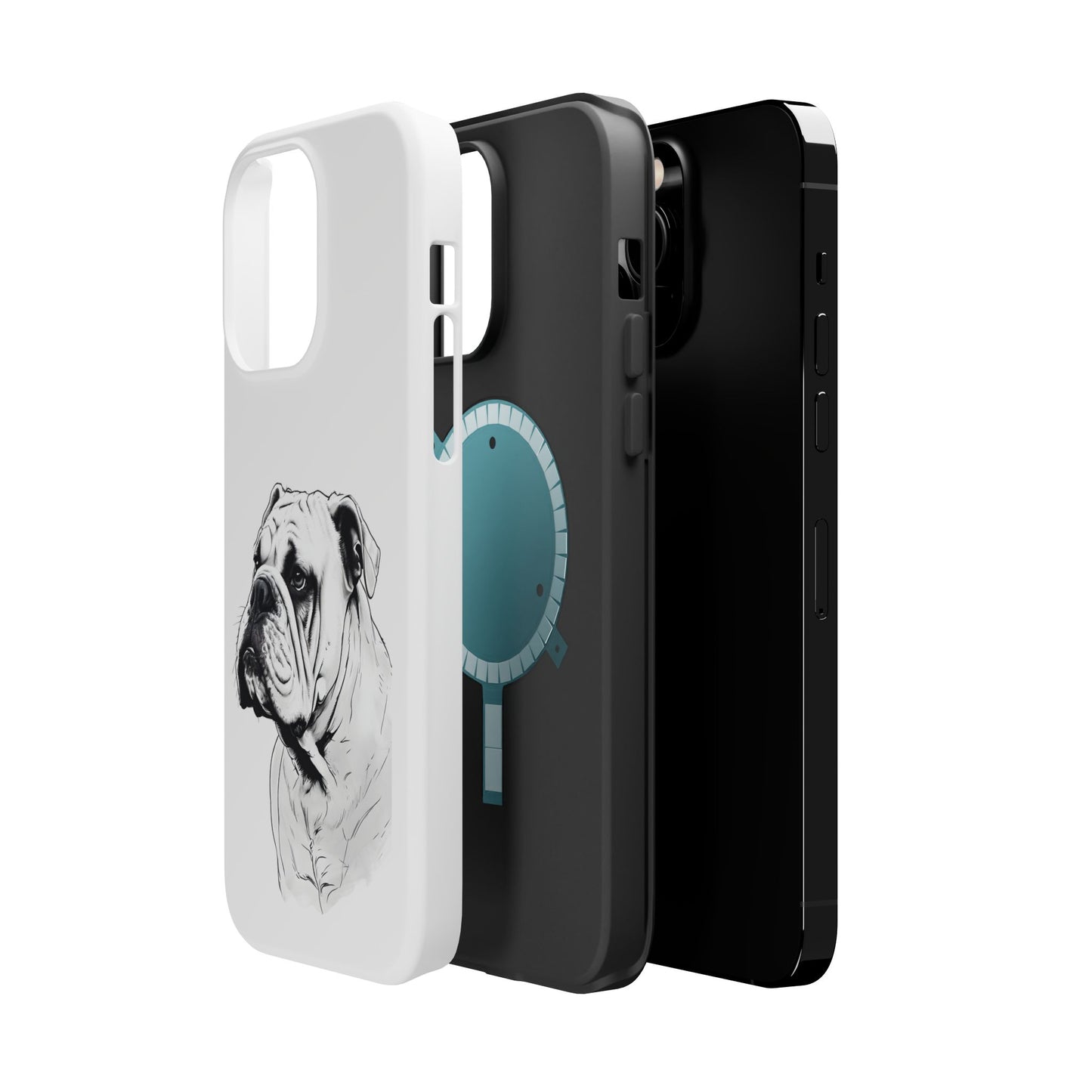 Bulldog Magnetic Tough Cases - Durable Phone Protection, Pet Lovers Gift, Animal Accessories, Unique Design, Personalized Tech