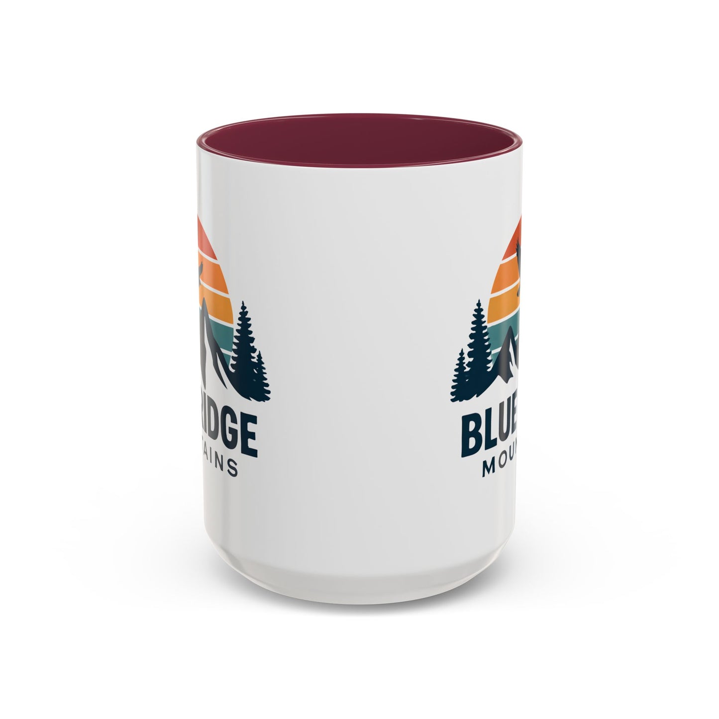 Blue Ridge Mountains, One Happy Camper, Accent Coffee Mug, Blueridge Mug, Blue Ridge Parkway, Camping Coffee Mug, Camping Gift