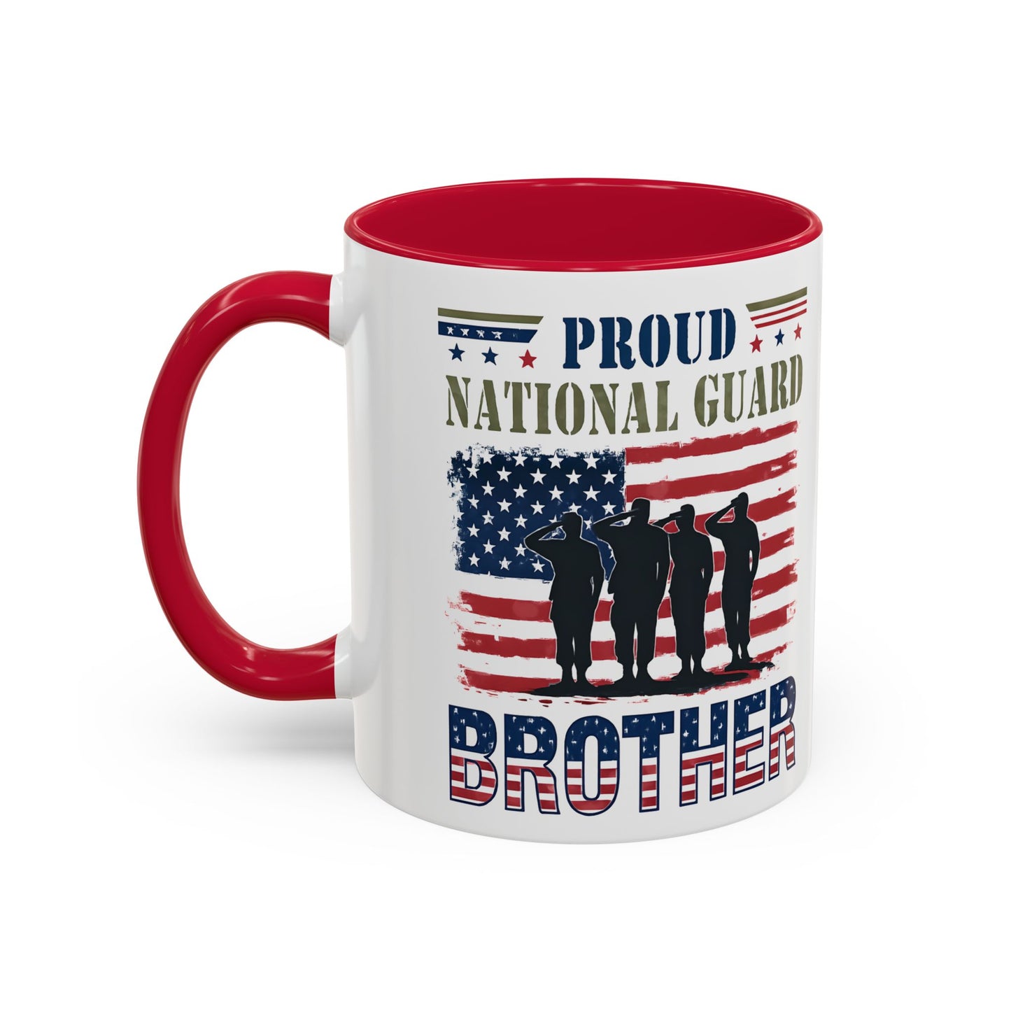 National Guard, Proud Brother Coffee Mug, Veteran Appreciation Mug, Military Family Gift, Army Gifts, Tactical Gifts