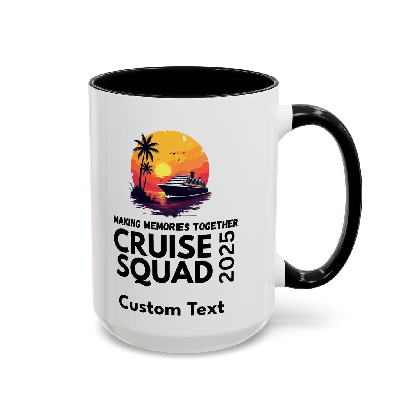 Personalized Cruise Squad Mug, Cruise Party Mug, Group Cruise Mug, Cruise 2025 Mug, Matching Cruise Mug, Family Travel Mug