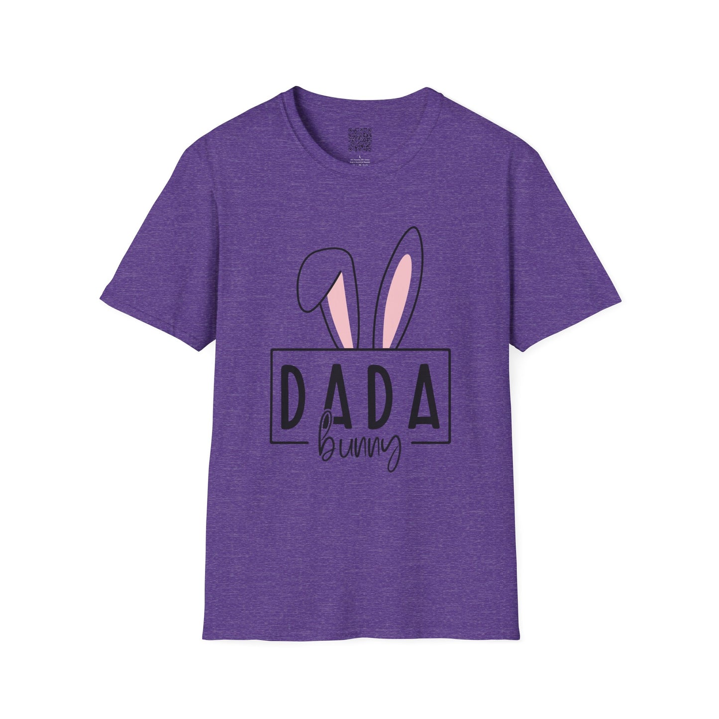 Dada Bunny Ears Unisex Softstyle T-Shirt - Cute Easter Apparel for Aunts