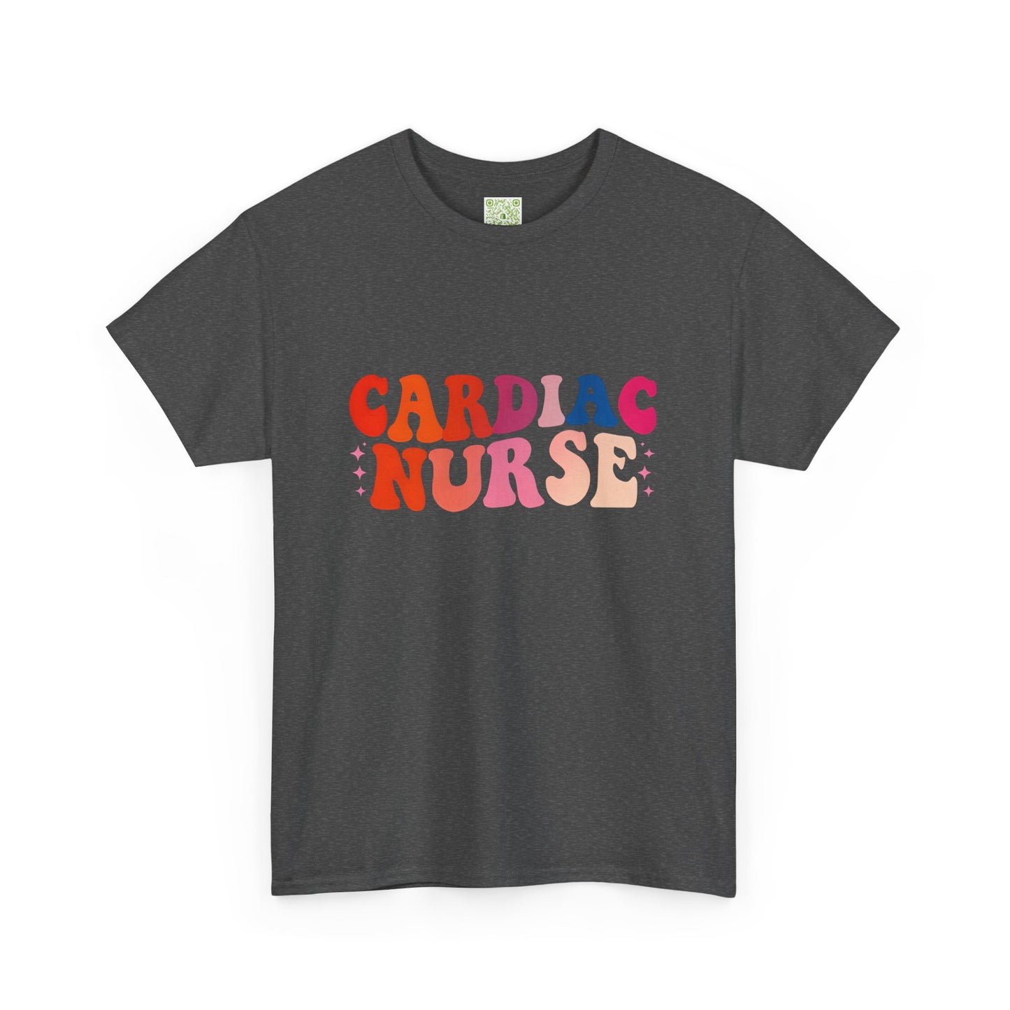 Cardiac Nurse Unisex Heavy Cotton Tee, Cardiac Nurse Shirt, ICU Nurse Gift, Nurses Day Gift, Nurse Squad Shirt