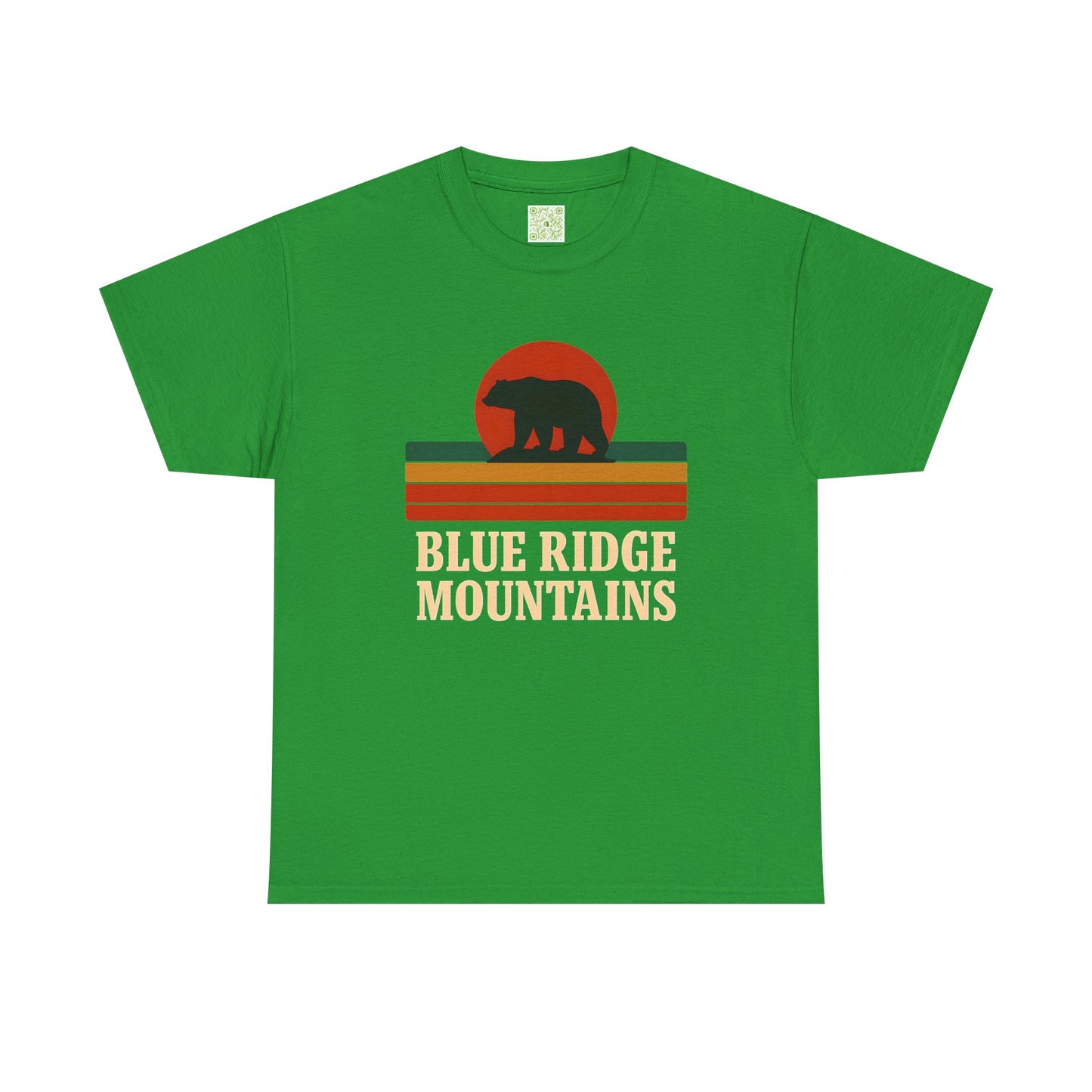 Vintage Style Unisex Blue Ridge Mountains Tee, Bear Graphic Tee, Blue Ridge Parkway, Nature Inspired Shirt