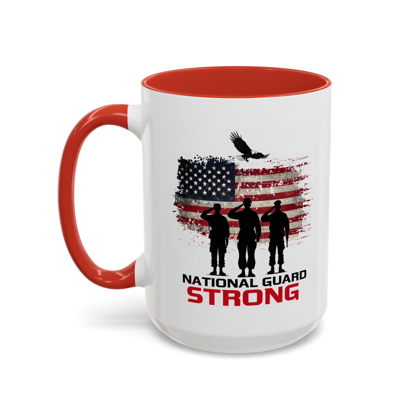 Patriotic National Guard Coffee Mug, Air National Guard, Army Wife Mug, Gift for Soldier, Army Veteran Gift, Army Dad Mug