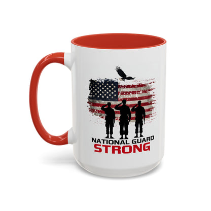 Patriotic National Guard Coffee Mug, Air National Guard, Army Wife Mug, Gift for Soldier, Army Veteran Gift, Army Dad Mug