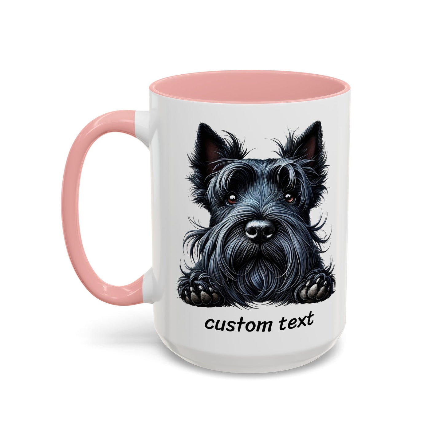Funny Dog Lover Scottish Terrier Accent Mug - "Dog is Friendly, I am Not"