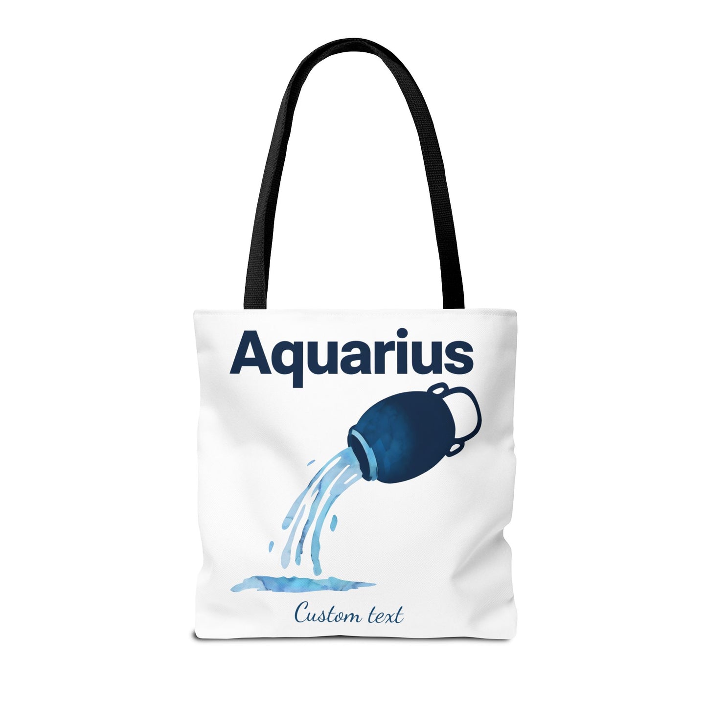 Aquarius Zodiac Personalized Tote Bag, Astrology Lover, Trendy Tote Bag, Aquarius Birthday Gift, Weekender Bag