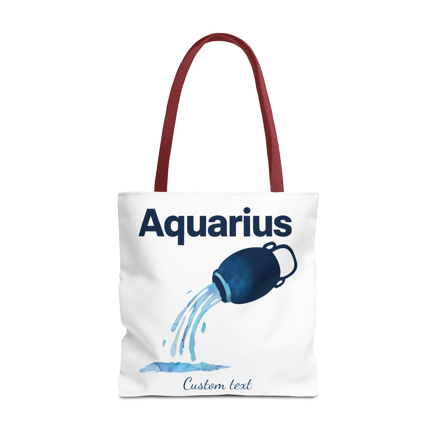 Aquarius Zodiac Personalized Tote Bag, Astrology Lover, Trendy Tote Bag, Aquarius Birthday Gift, Weekender Bag