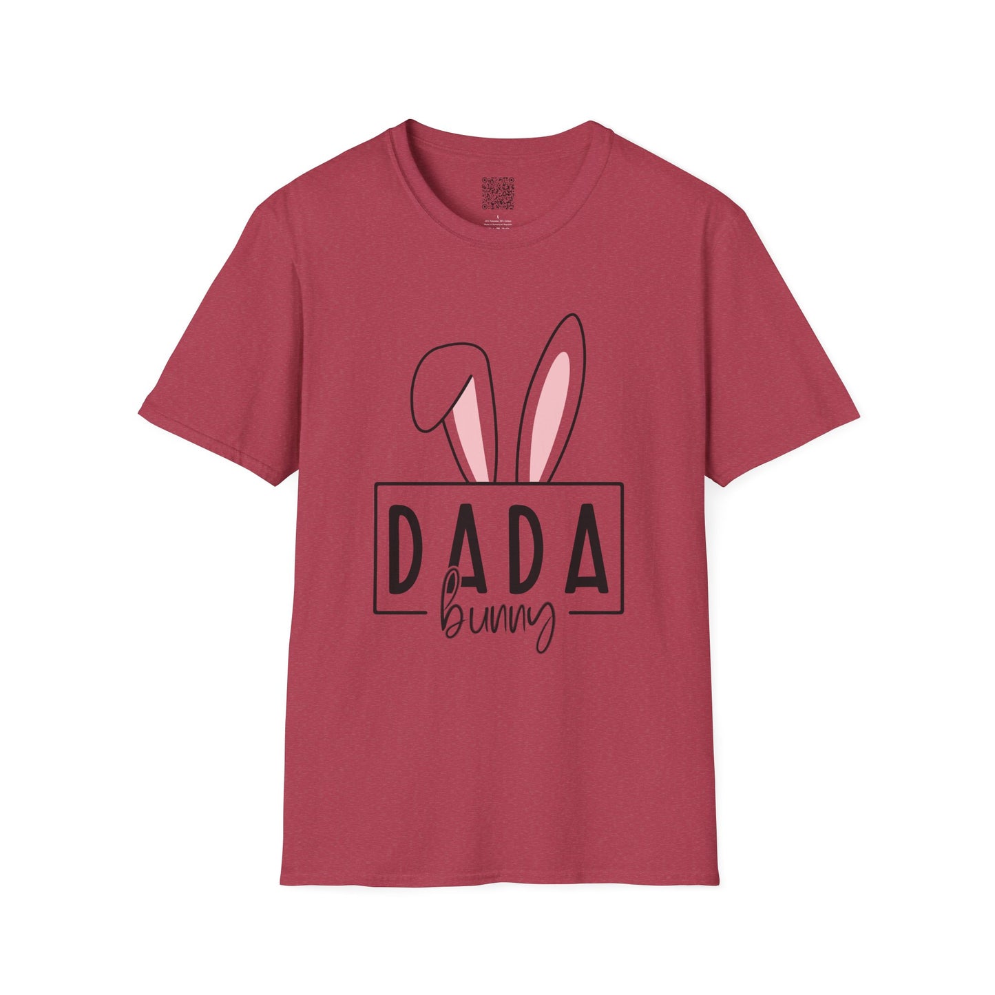 Dada Bunny Ears Unisex Softstyle T-Shirt - Cute Easter Apparel for Aunts