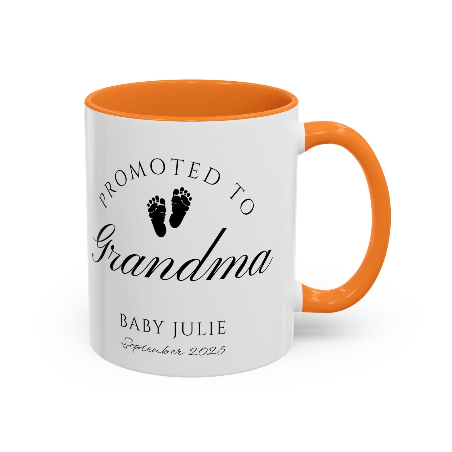 Promoted to Grandma Mug, Pregnancy Announcement Coffee Cup, Baby Reveal Gift, New Grandparent Mug, Grandma to Be Gift, Custom Baby Announcement