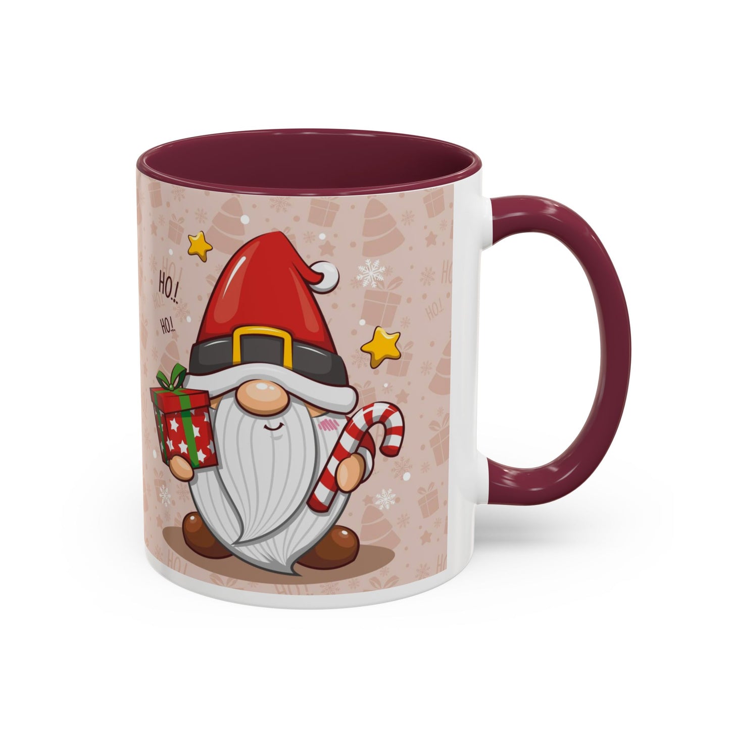 Ho Ho Santa Gnome Christmas Mug, Cute Holiday Coffee Cup, Festive Hot Cocoa Mug, Gnome Lover Christmas Gift, Cozy Winter Drinkware for Holiday Cheer