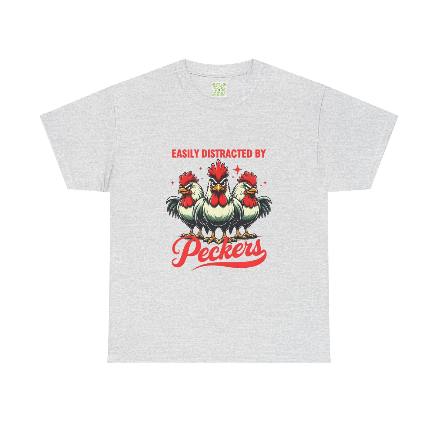 Easily Distracted By Peckers T-Shirt  | Naughty Tee Vibes & Dirty Joke Fun