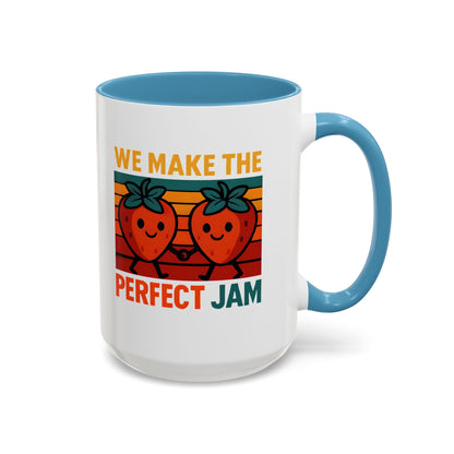 Humorous Strawberry Jam Coffee Mug, Summer Vibes Mug, Strawberry Mug, Food Humor Mug, Hilarious Mug, Gift Idea