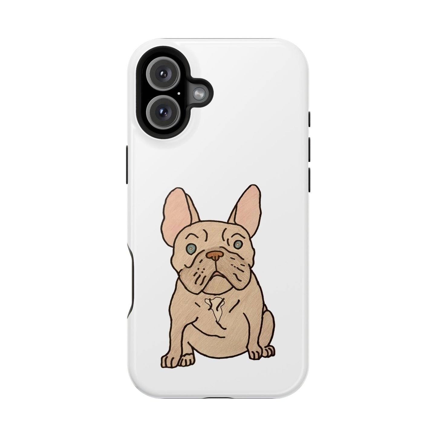 French Bulldog Magnetic Tough Case, Cute Pet Phone Cover, Dog Lover Gift, MagSafe Phone Protector, Unique Phone Accessory