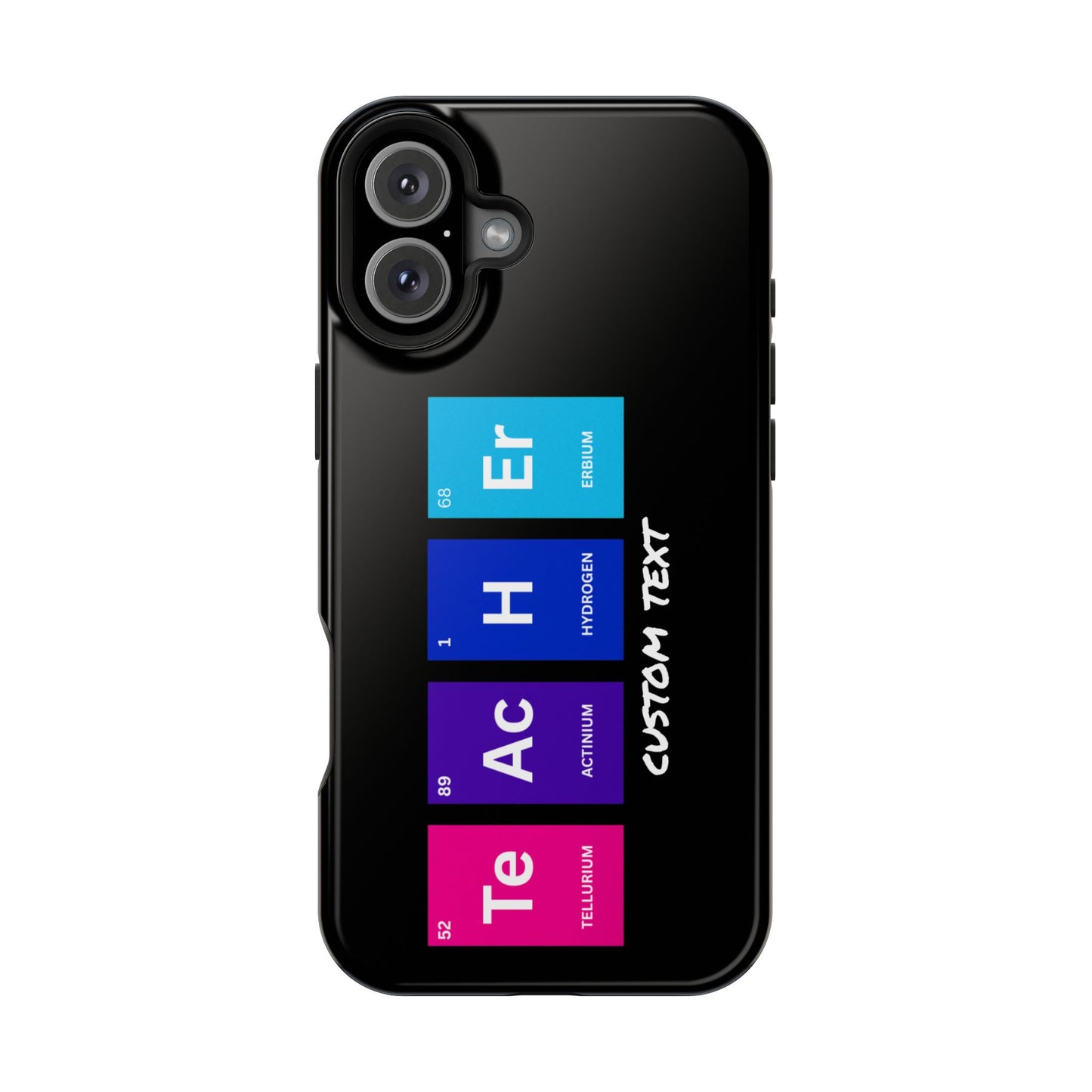 Teacher Element Magnetic Tough Case, Gift for Educator, First Year Teacher, Trendy iPhone Case, Periodic Table