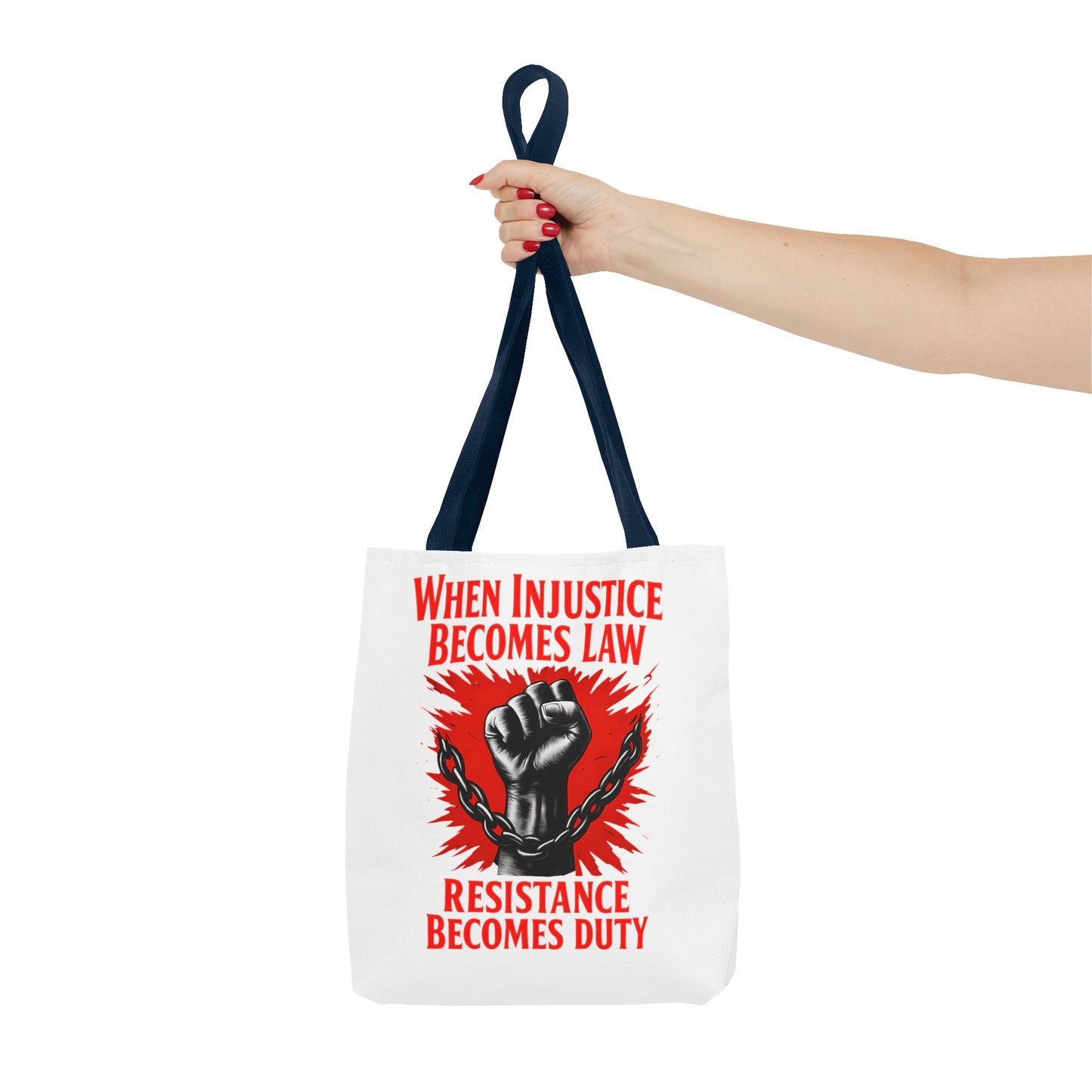 Resistance Duty Tote Bag, Political Protest Tote, Graphic Tote Bag, Subtle Anti Trump, Trendy Tote Bag, Injustice Law